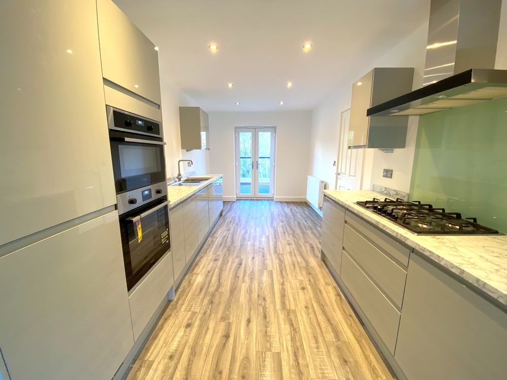 Galley kitchen New homes for sale Wharncliffe Side Sheffield Erris Homes